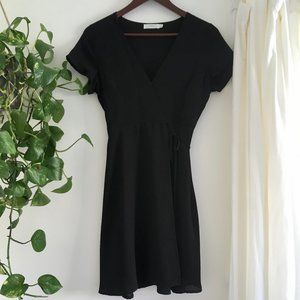 Black Wrap Dress